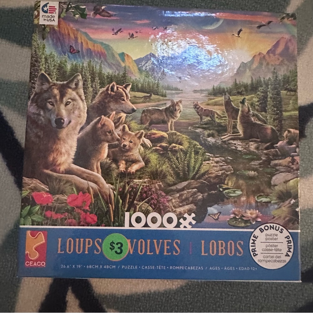 Ceaco Wolves Puzzle 1000 Pieces